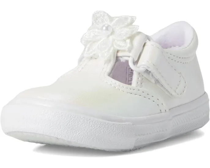 Keds детские балетки Daphne Flower с цветочным декором на липучке