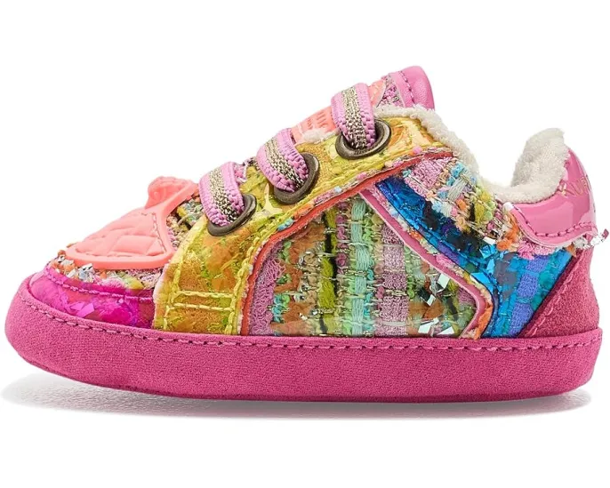 Кеды Kurt Geiger London Kids Baby Southbank Tag с разноцветным декором для малышей