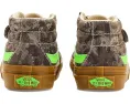 Детские кроссовки Vans SK8-Mid Reissue V на липучках с платформой