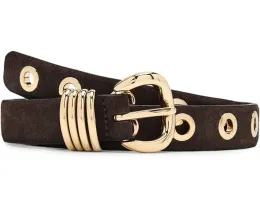 Ремень Madewell Suede Inez Eyelet из замши с металлическими люверсами