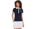 Поли теннисное adidas Heritage с контрастной резинкой и коротким рукавом