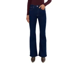 Джинсы Madewell Stretch Flare с клешем и потертостями Rinse Wash