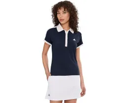 Поли теннисное adidas Heritage с контрастной резинкой и коротким рукавом