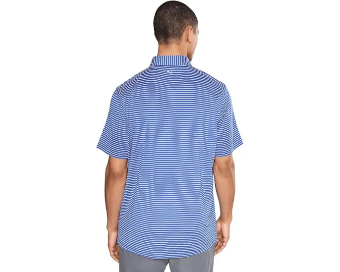 Поло для гольфа PUMA Golf BRRR Stripe с охлаждающей технологией Triple Chill