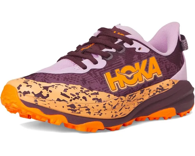Детские кроссовки Hoka Speedgoat 6 для трейла с глубоким протектором