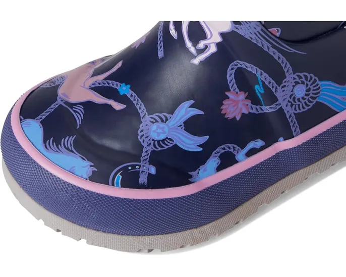 Детские резиновые сапоги Bogs Rainboot Rodeo Horses с лошадьми и водонепроницаемым верхом