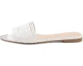 Journee Collection Feather Босоножки синие на плоском ходу с открытым носком