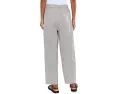 Striped Organic Linen Sheen Ankle Lantern Pants