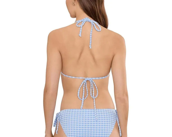 Детский топ бикини в клетку Seaside Gingham от Snapper Rock Kids с защитой UPF 50+