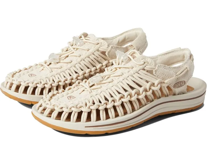 Сандалии KEEN Uneek Canvas с поддержкой свода стопы и шнуровкой