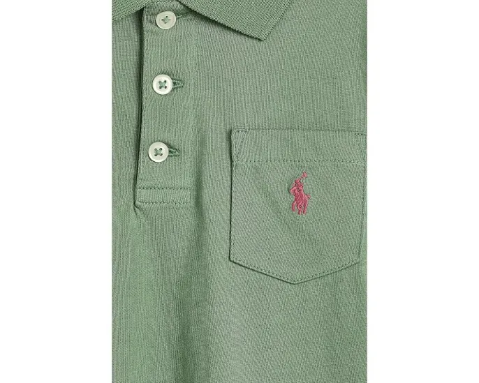 Детское поло Cotton Jersey Pocket Polo Ralph Lauren