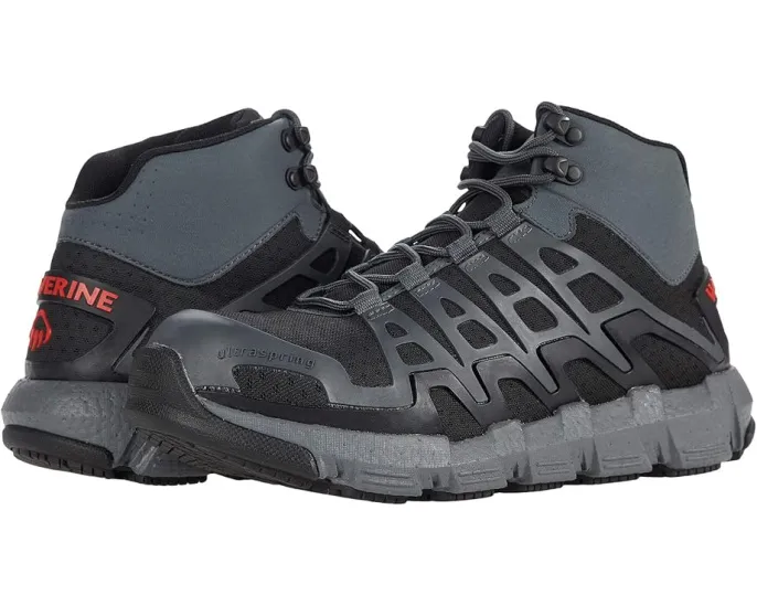 Рабочие ботинки Wolverine Rev Durashocks Ultraspring Mid с мыском CarbonMAX