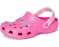 Детские кроксы Crocs Kids Classic Barbie с монограммой и аксессуарами