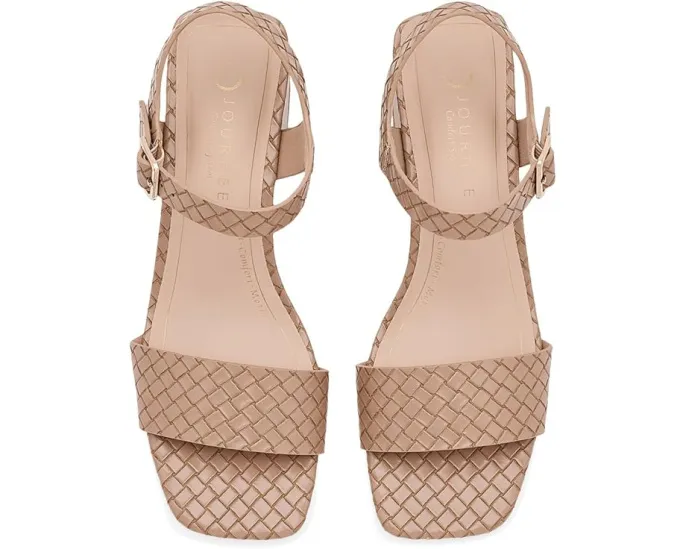 Босоножки Journee Collection Shaina на каблуке с ремешком на щиколотке