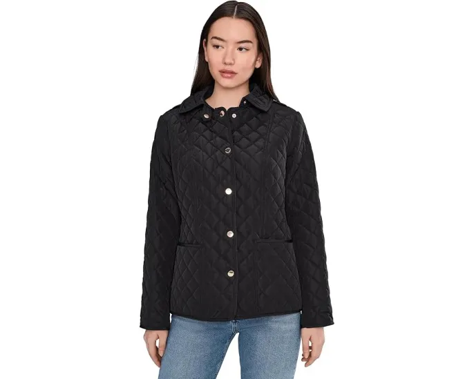 Стеганая куртка на пуговицах с карманами MICHAEL Michael Kors