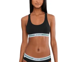 Contrast Band Stretch Cotton Bralette