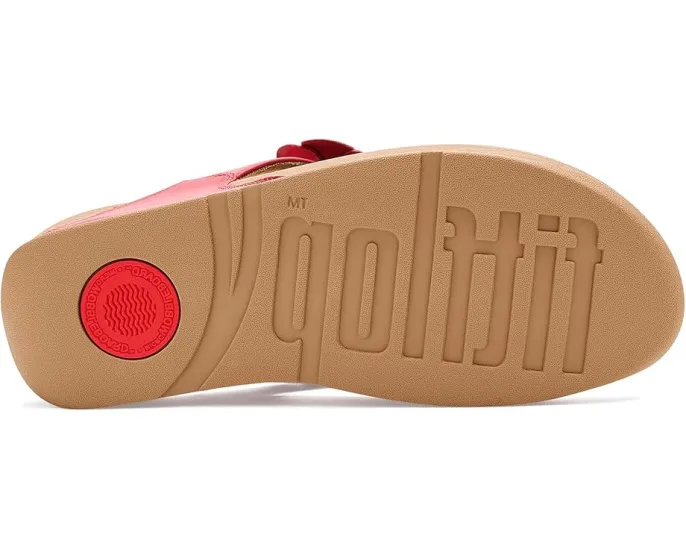 Сандалии FitFlop Lulu Flower с ремешком между пальцев и цветочным декором