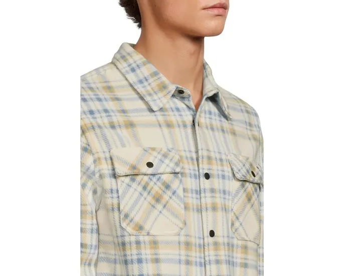 Тёплая рубашка Swellter из поларфлиса с накладными карманами