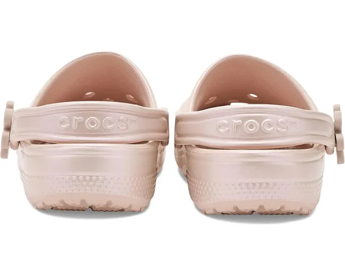 Кроксы Crocs Kids Classic Pearl Shine Clogs с материалом Croslite