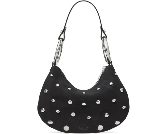 Сумка через плечо Kate Spade New York The Bangle из замши со стразами