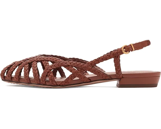 Плоские босоножки Stiorra с плетеными бретелями и квадратным каблуком Vince Camuto