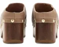 Free People Сабо Calli с квадратным носком Кожаные Tan