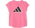 Футболка с коротким рукавом Cap Sleeve Poly Tee Adidas для детей
