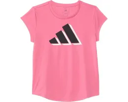Футболка с коротким рукавом Cap Sleeve Poly Tee Adidas для детей