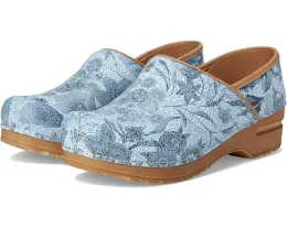 Туфли Sanita Plume на каблуке с цветочным принтом и анатомической стелькой