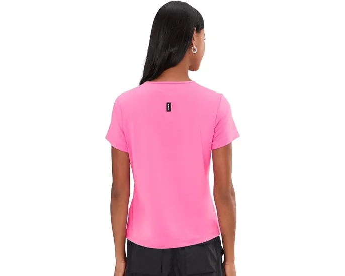 Футболка Jamie Sadock с круглым вырезом и карманом из роскошной ткани розового цвета