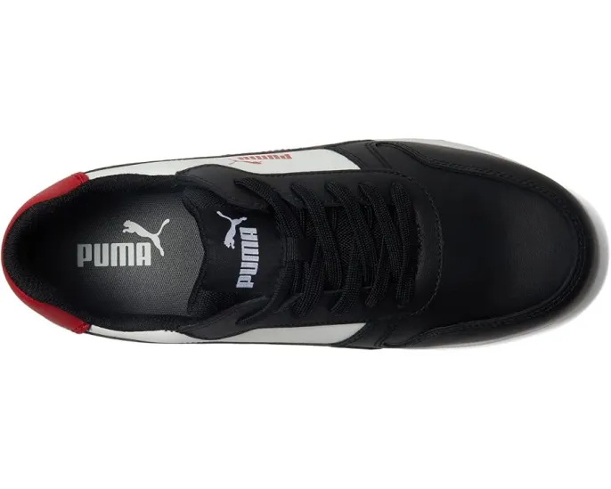 Puma кроссовки Frontcourt Leather Low ASTM EH с композитным носком черные