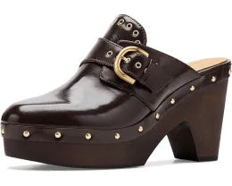 Клоги Madewell Finneas с пряжкой и деревянной платформой