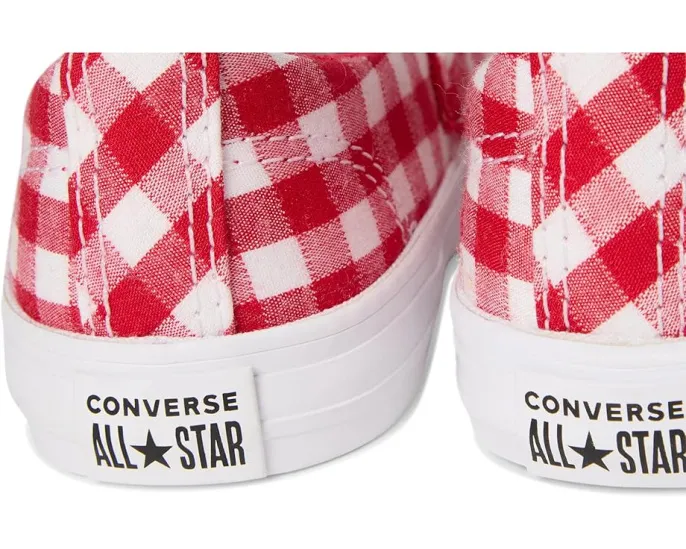 Детские туфли Converse Kids Chuck Taylor All Star Dainty Mary Jane в клетку на липучке
