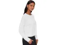 Кроп-свитшот Eileen Fisher из окрашенного в готовом виде велюра
