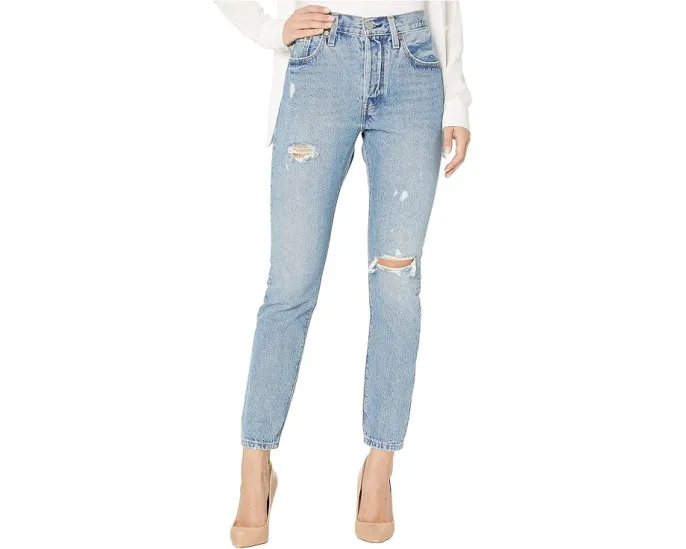 Джинсы Levi's® Premium 501 Skinny с зауженным кроем и кожаным патчем
