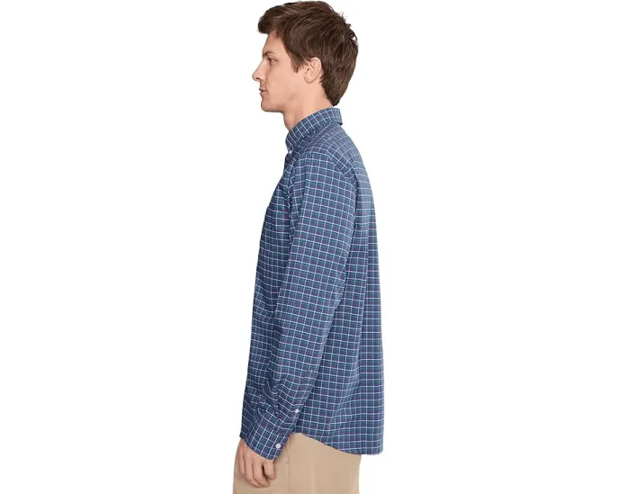 Vineyard Vines рубашка Wauwinet в клетку из смесового хлопка