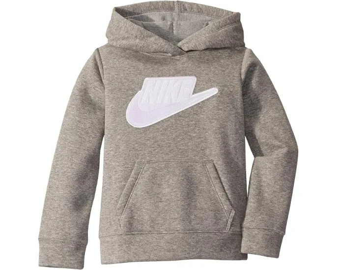Детская худи Nike Kids из велюра с иридисцентным логотипом