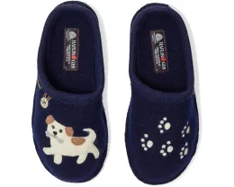 Тапочки Haflinger Fido из вареной шерсти с рисунком собаки