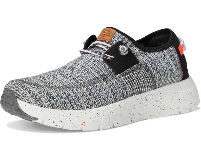 Кроссовки Hey Dude Sirocco Multi Knit с эластичными шнурками и сетчатым верхом