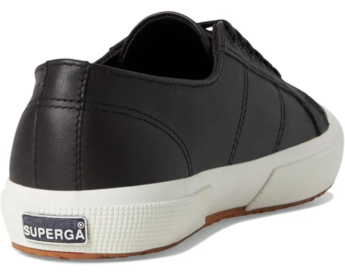 Кроссовки Superga 2750 Nappa из натуральной кожи с круглым носком