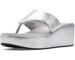 FitFlop Сандалии Platfforms Wedge Toe-Post на танкетке с ремешком и пряжкой