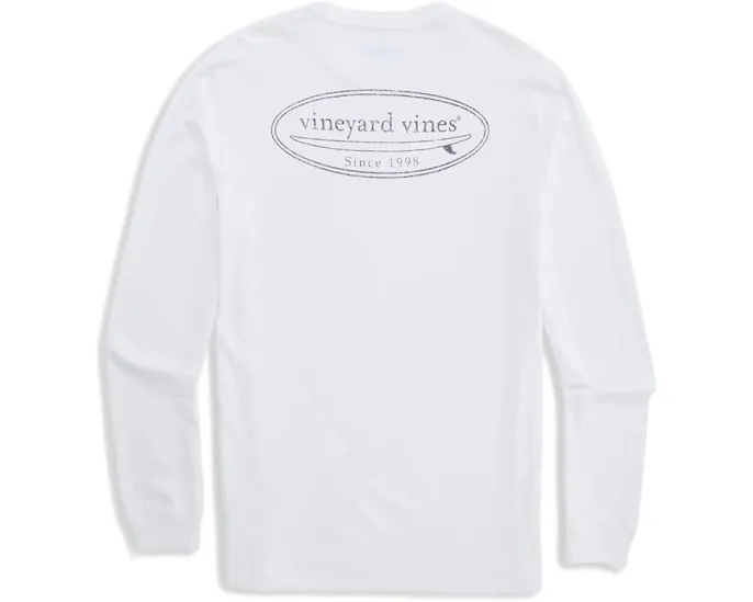 Vineyard Vines футболка с принтом и карманом из мягкого хлопка