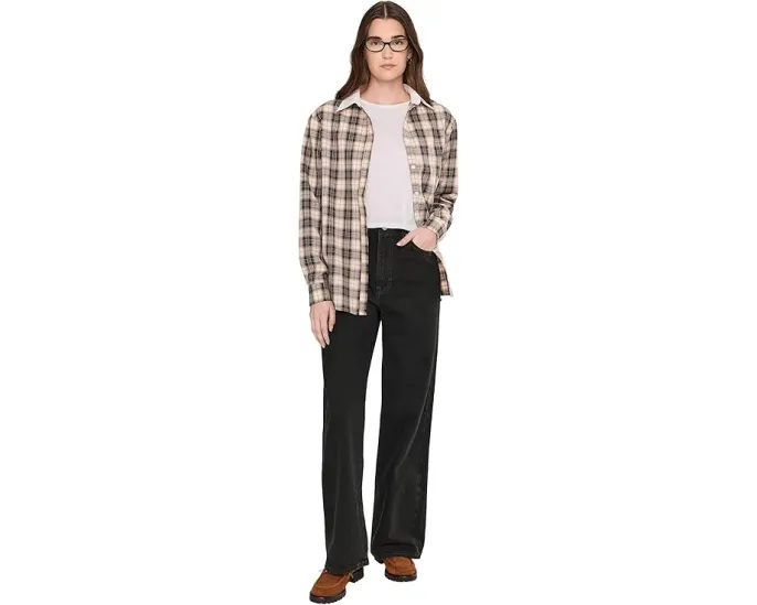Джинсы Levi's Ribcage Wide Leg с высокой посадкой и широкими штанинами