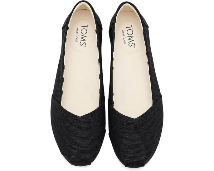 Балетки TOMS Alpargata Ballet с V-образным мысом и стелькой с памятью формы