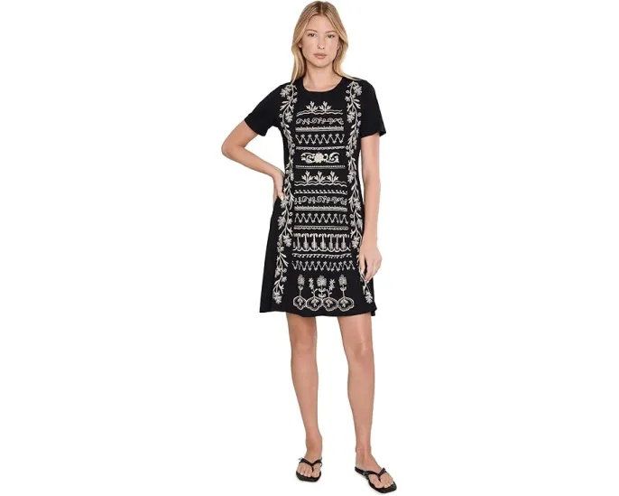 Вязаное платье Seamed Knit Dress Azova Johnny Was