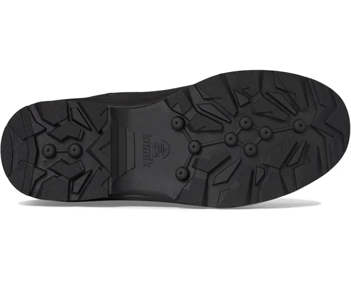 Кожаные ботинки Kamik Nation Plus со шнуровкой и текстильной подкладкой