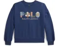 Детская толстовка из французского трикотажа с пэчворк-логотипом Polo Ralph Lauren