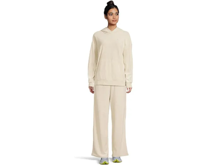Puma Штаны Essentials Elevated Velour Ribbed прямого кроя из велюра