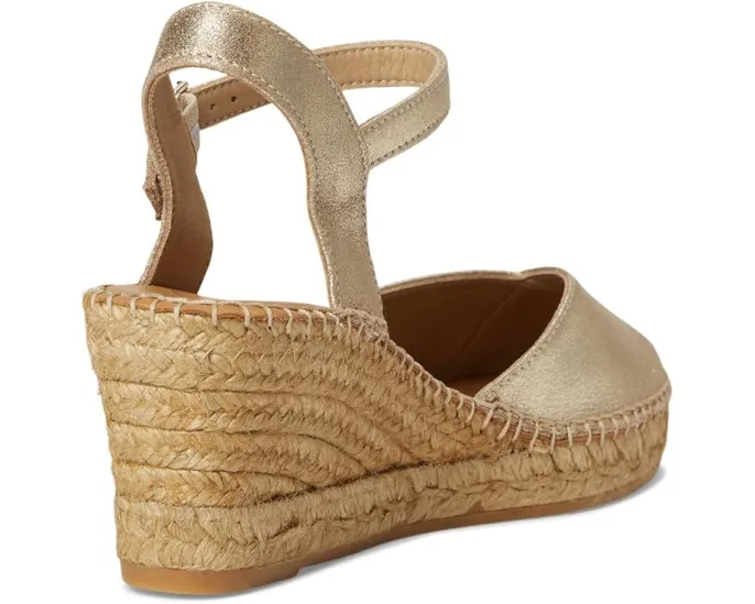 Сандалии Toni Pons Bianca-As на клиновидном каблуке с ремешком на щиколотке