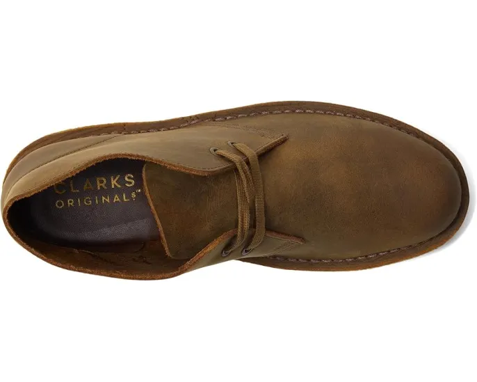 Clarks ботинки Desert Boots из замши с подошвой из натурального крепа